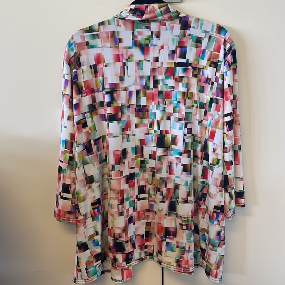 Peck & Peck Multicolor Abstract Jacket - Picture 4 of 4